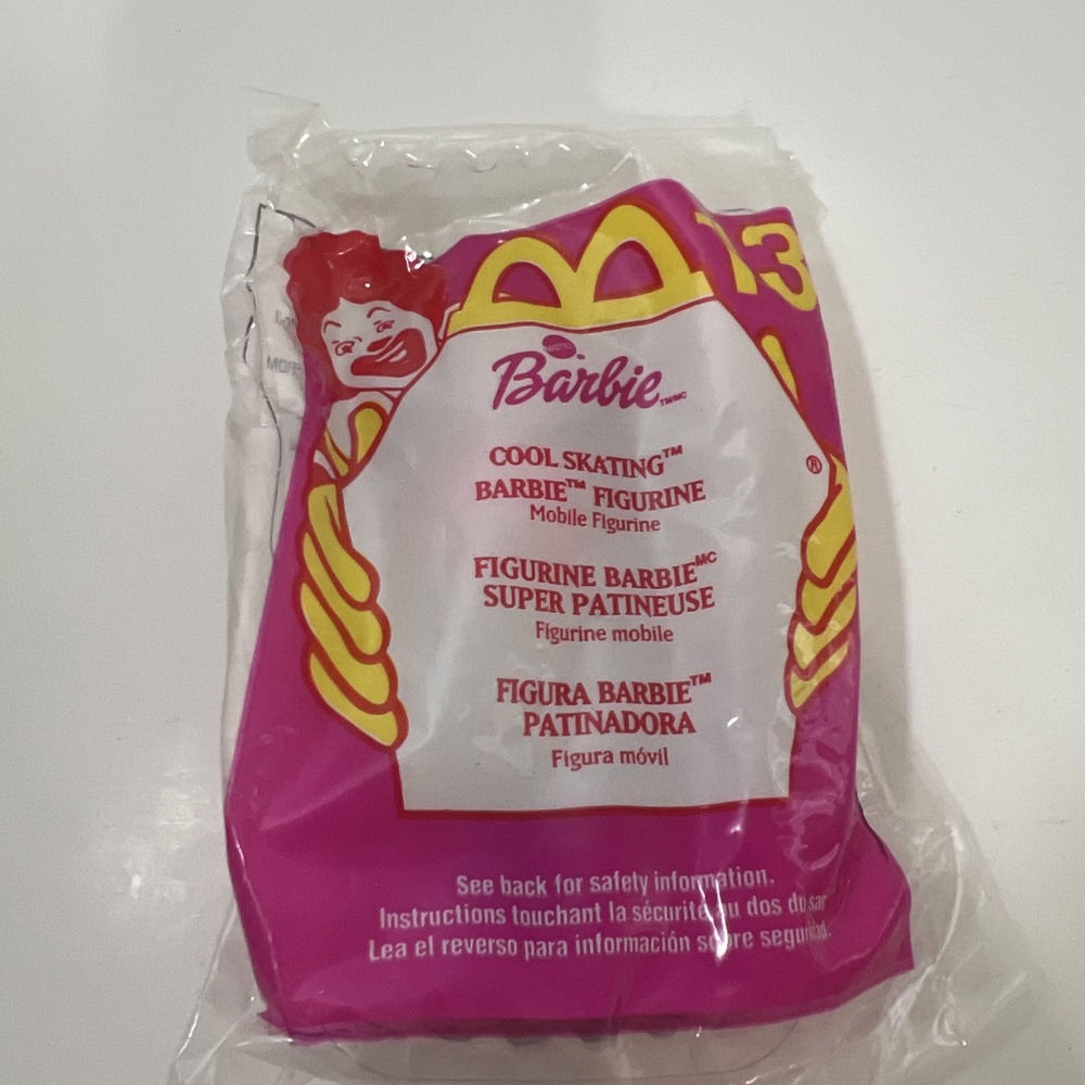 2000 McDonalds Barbie #13, #14,#15  Barbie Skating, Bicycling, Skateboarding NIP
